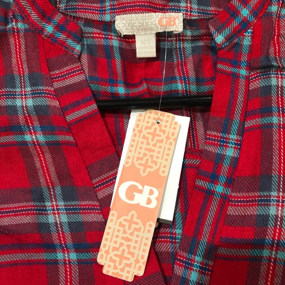 Gianni Bini flannel style tunic. - Picture 3 of 3